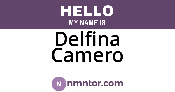 Delfina Camero