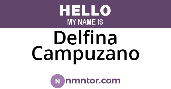 Delfina Campuzano