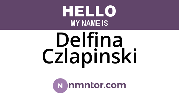 Delfina Czlapinski