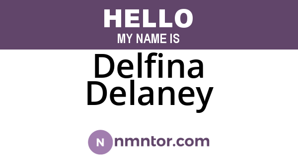 Delfina Delaney