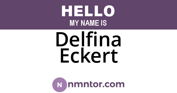 Delfina Eckert