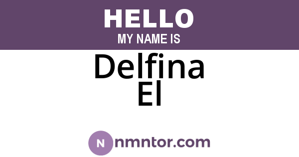 Delfina El