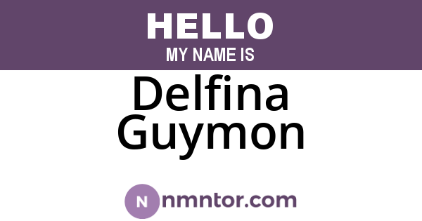 Delfina Guymon