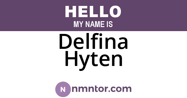 Delfina Hyten