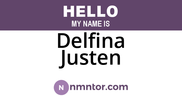 Delfina Justen