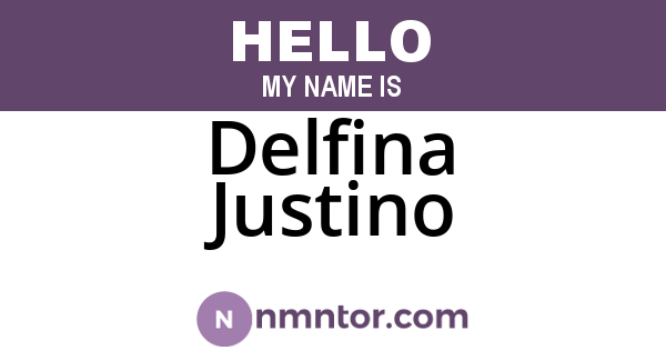 Delfina Justino