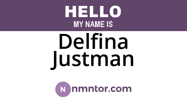 Delfina Justman