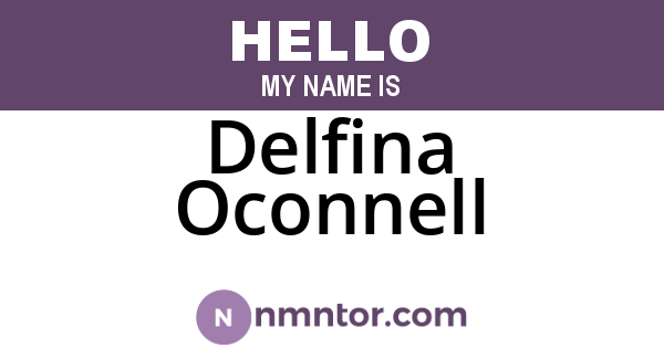 Delfina Oconnell