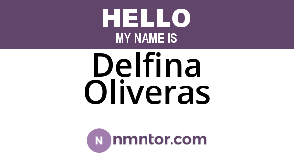 Delfina Oliveras
