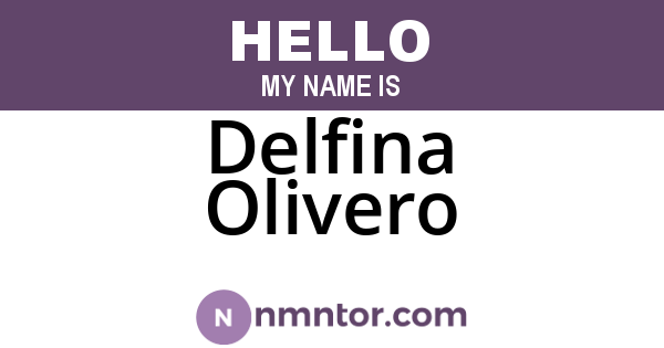 Delfina Olivero
