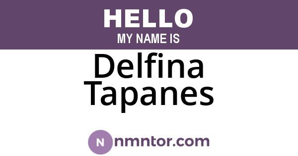 Delfina Tapanes