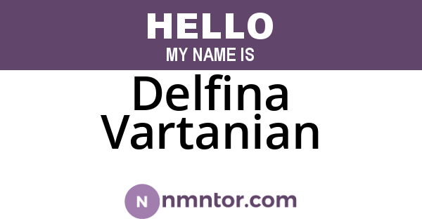 Delfina Vartanian