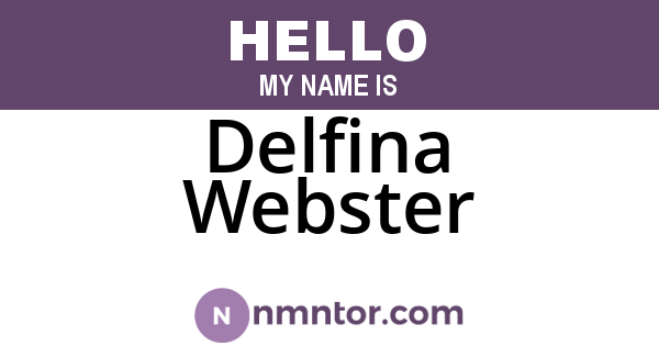 Delfina Webster