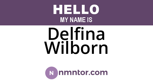 Delfina Wilborn