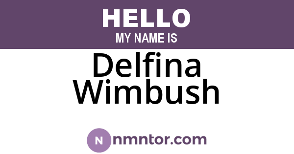 Delfina Wimbush
