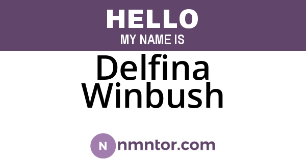 Delfina Winbush