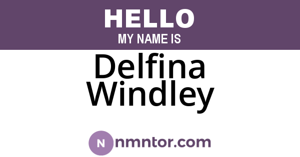 Delfina Windley