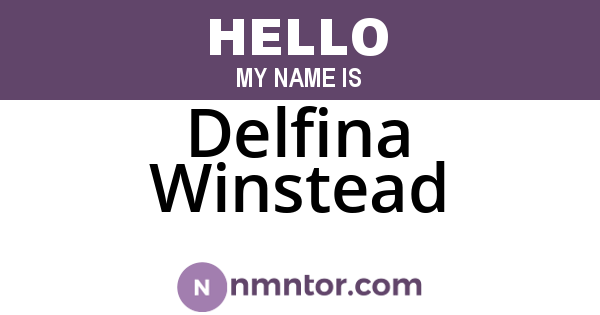 Delfina Winstead