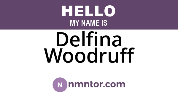 Delfina Woodruff