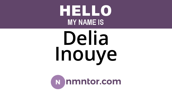 Delia Inouye