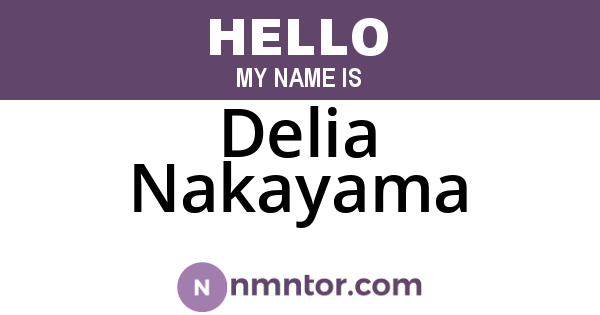Delia Nakayama