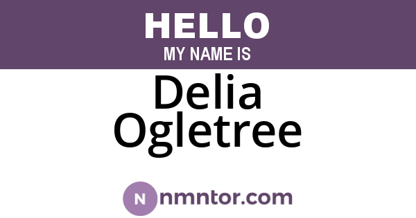 Delia Ogletree