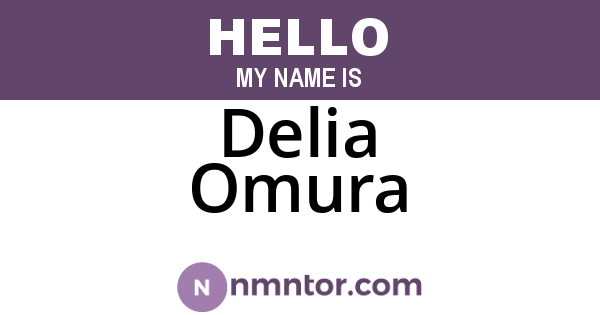 Delia Omura