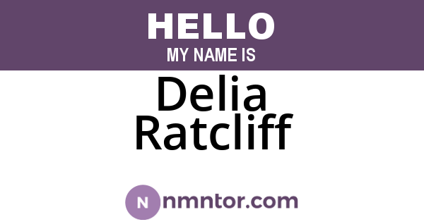 Delia Ratcliff