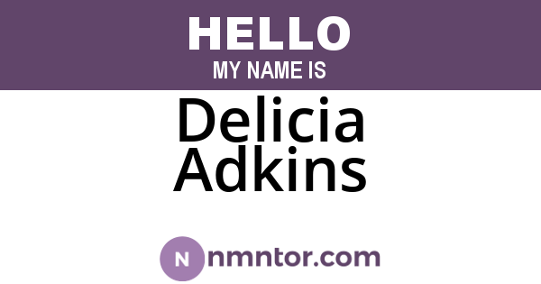 Delicia Adkins