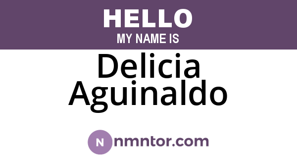 Delicia Aguinaldo