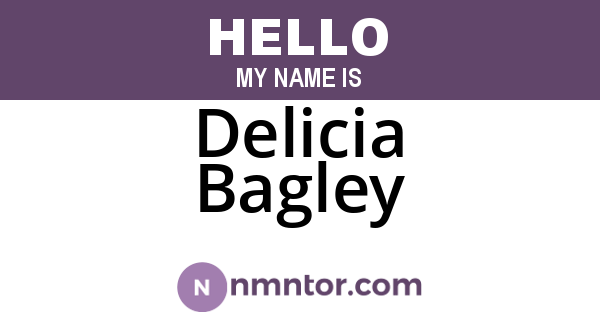 Delicia Bagley
