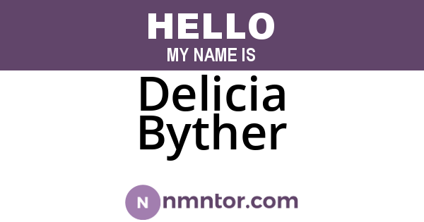 Delicia Byther