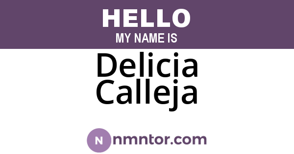 Delicia Calleja