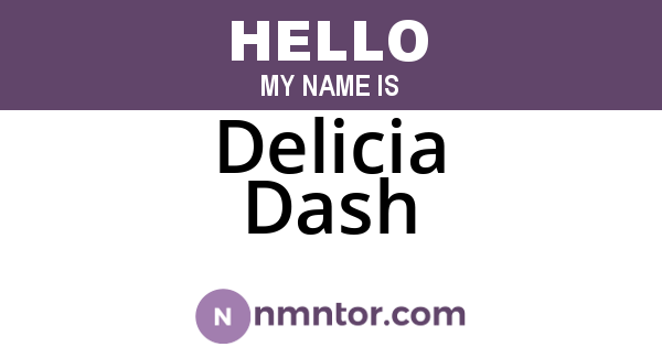 Delicia Dash