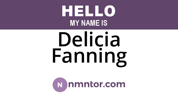 Delicia Fanning