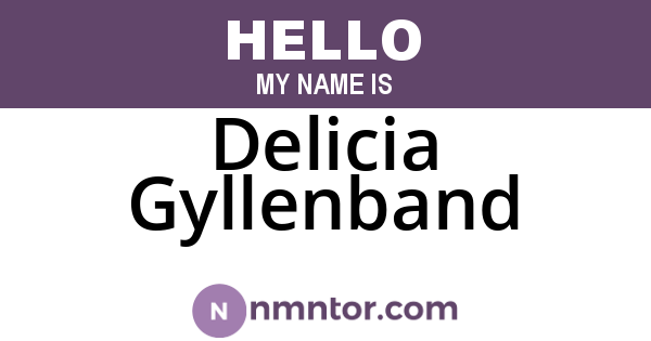 Delicia Gyllenband