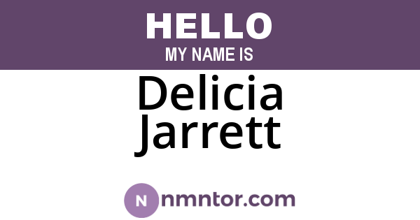 Delicia Jarrett