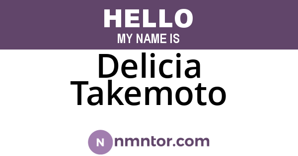 Delicia Takemoto