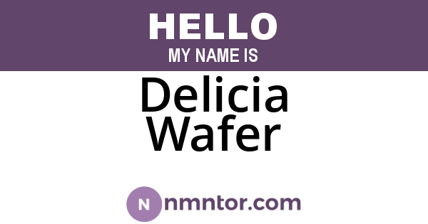 Delicia Wafer