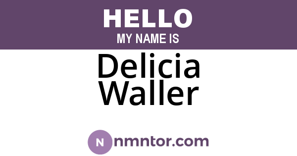 Delicia Waller