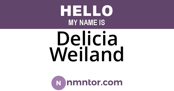 Delicia Weiland
