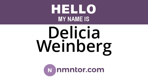 Delicia Weinberg