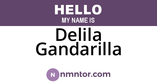 Delila Gandarilla