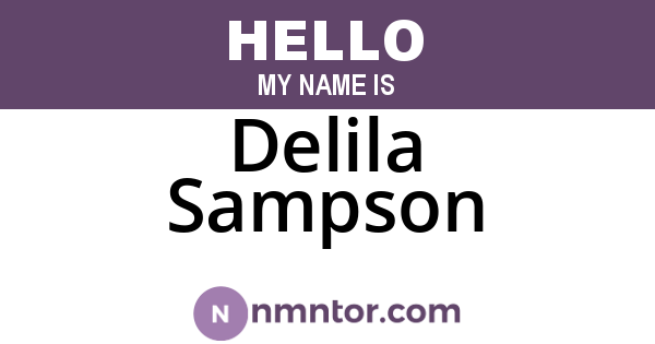 Delila Sampson