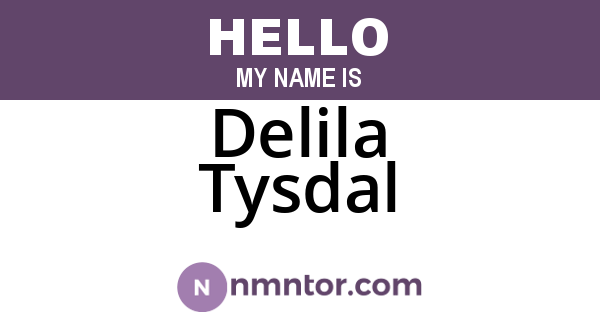 Delila Tysdal