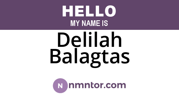 Delilah Balagtas