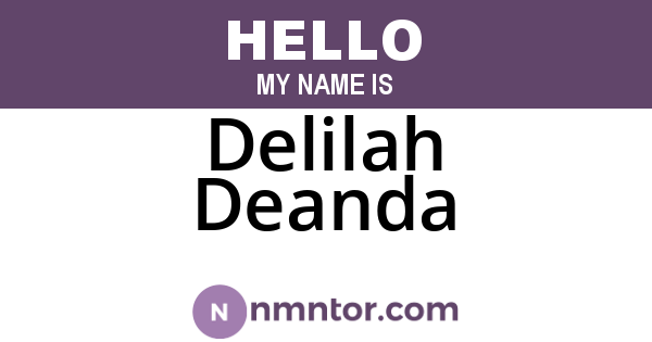 Delilah Deanda