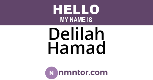 Delilah Hamad