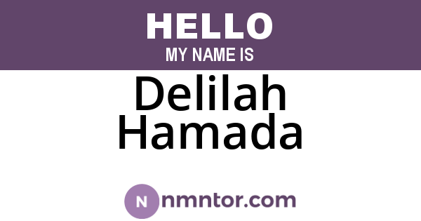 Delilah Hamada