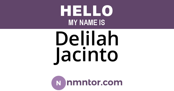 Delilah Jacinto